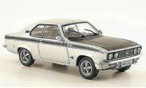 Opel Manta A 1/43 Hachette GT/E grise /noire (ohne Magazin) 1974 miniature
