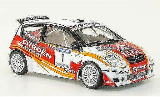 Citroen C2 S1600 1/43 Hachette No.1 Total Rally d'Antibes 2007 miniature