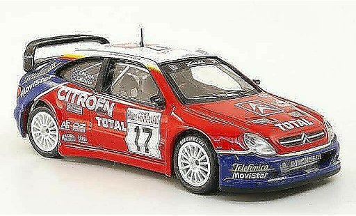 Citroen Xsara WRC 2003 1/43 Hachette No.17 Total Rally Monte Carlo miniature