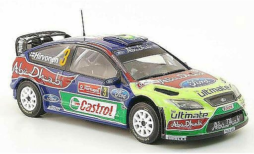 Ford Focus RS WRC 1/43 Hachette No.3 BP/Abu Dhabi Rally Portugal 2009 miniature