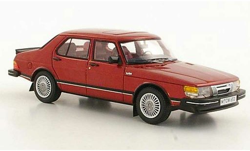 Saab 900 Turbo 1/43 Neo rouge 4-portes limit&Atilde;&copy;e edition 1981 miniature