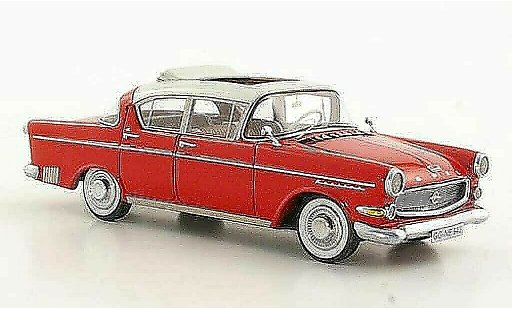 Opel Kapitan P2.5 1/43 Neo L blanche/rouge 1958 miniature