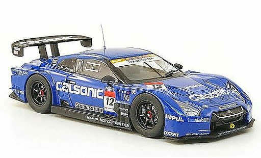 Nissan Skyline R35 1/43 Ebbro Impul GT-R No.12 Calsonic Super GT500 Runde 2 Fuji 2011 miniature