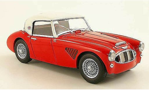 Austin Healey 3000 roadster 1/18 Kyosho MK1 rouge/elfenbein Protoype RHD miniature