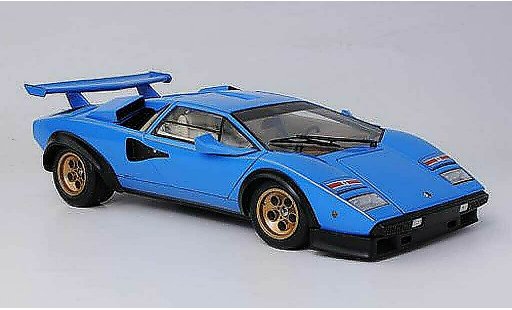 Lamborghini Countach 5000 S 1/18 Kyosho Walter Wolf bleu miniature