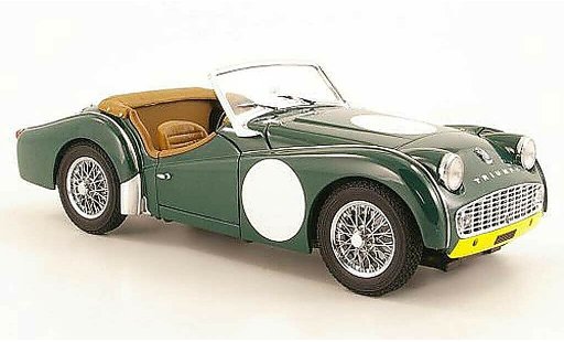 Triumph TR3 A 1/18 Kyosho Racing verte RHD miniature