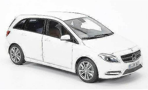 Mercedes Classe B Base 1/18 Norev B180 blanche 2011 miniature