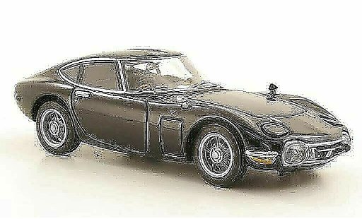 Toyota 2000 GT 1967 1/43 Ebbro noire miniature