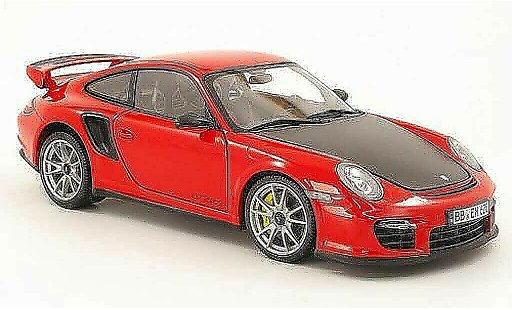 Porsche 911 GT2 RS 1/18 Minichamps 2010 rouge/carbon miniature