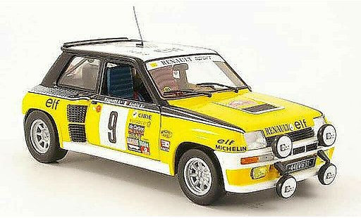 Renault 5 Turbo 1/18 Eagle no9 elf rallye monte carlo 1981 j.ragnotti / andrie miniature