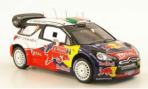 DS Automobiles DS3 WRC 2011 1/43 Spark No.2 Red Bull Rally Portugal miniature