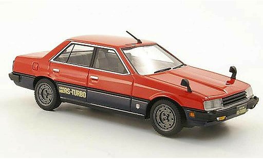Nissan Skyline 2000 1/43 Hi Story Sedan Turbo rouge/bleu RHD 1983 miniature
