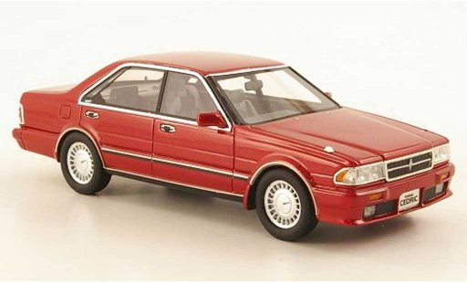 Nissan Cedric Y31 Gran Turismo SV 1/43 Hi Story () rouge RHD 1989 miniature