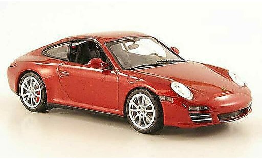 Porsche 911 4S 1/43 Minichamps Carrera (II) rouge 2008 miniature