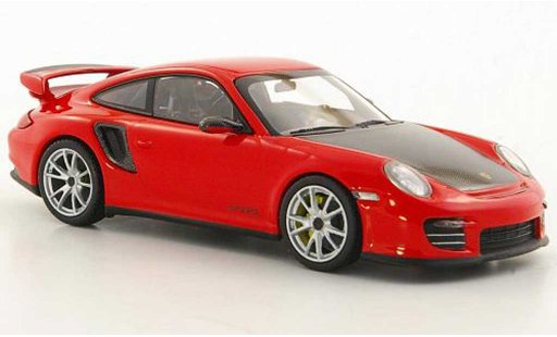 Porsche 911 GT2 RS 1/43 Minichamps 2010 (II) rouge/carbonoptik miniature