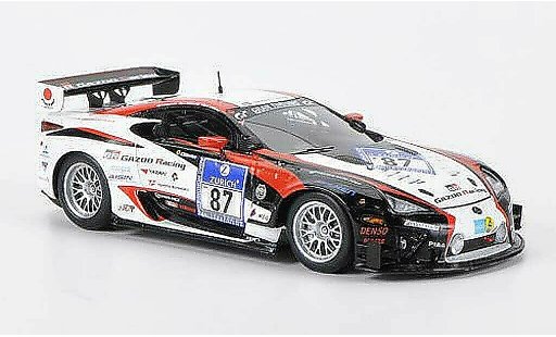 Lexus LFA Gazoo Racing 1/43 Minichamps No.87 Kinoshita/Wakisaka/Lotterer 24h Nurburgring 2011 miniature
