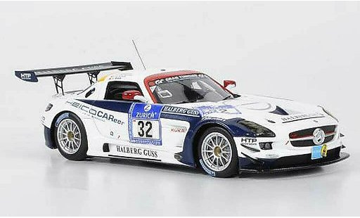 Mercedes SLS GT3 1/43 Minichamps AMG No.32 Heico Motorsport 24h ADAC Nurburgring 2011 miniature
