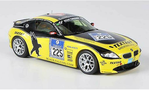 Bmw Z4 course 1/43 Minichamps E89 noire Falken TeaNo.225 24h Nurburgring 2011 miniature