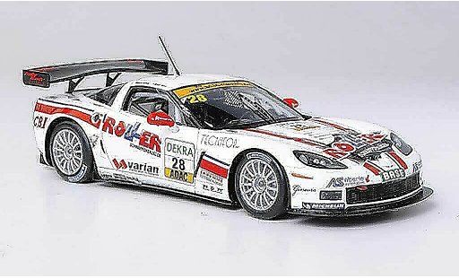 Chevrolet Corvette Z06 1/43 Minichamps C6 Z06R GT3 (C6) No.28 Callaway Competition D.Alessi / D.Keilwitz ADAC GT Masters 2011 miniature