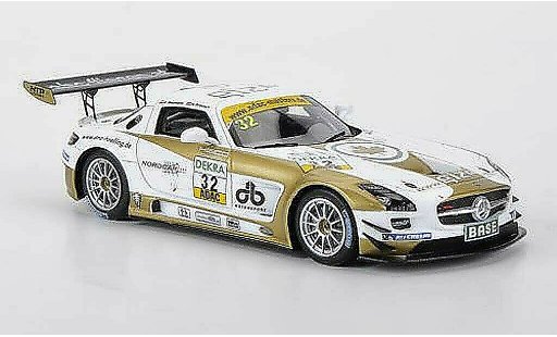 Mercedes SLS GT3 1/43 Minichamps AMG No.32 Heico Motorsport D.Baumann / H.Proczyk ADAC GT Masters 2011 miniature
