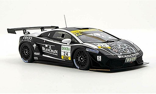 Lamborghini Gallardo LP600-4 1/43 Minichamps No.24 Reiter Engineering M.A.Hayek / P.Kox ADAC GT Masters-Saison 2011 miniature