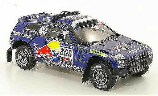 Volkswagen Touareg Dakar 1/43 Spark Race 3 No.308 Red Bull Mobile Rally 2011 miniature