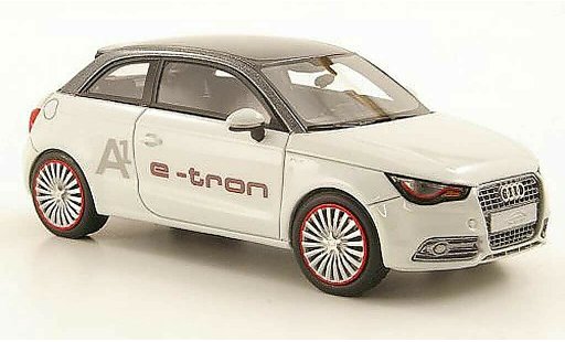 Audi A1 e-tron 1/43 Look Smart blanche/grise 2011 miniature