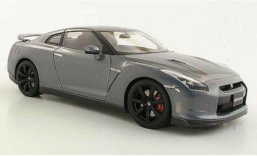 Nissan Skyline R35 1/18 Autoart GT-R grise miniature