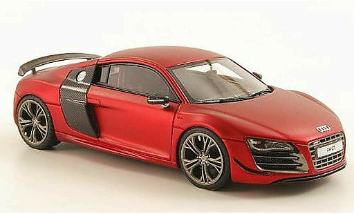 Audi R8 gt 1/43 Look Smart matrouge/carbonoptik miniature