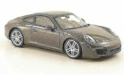 Porsche 911 Carrera 1/43 Minichamps grise 2011 miniature