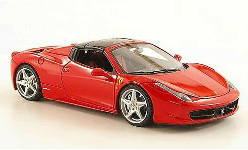 Ferrari 458 Italia Spider 1/43 Look Smart rouge/noire miniature