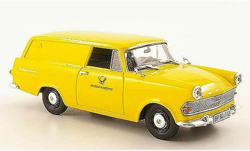 Opel Rekord P2 1/43 Bing fourgon Deutsche Post miniature