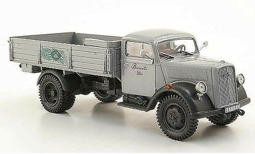 Opel Blitz Base 1/43 Hachette plateau Booss & Co. grise (ohne Magazin) 1952 miniature