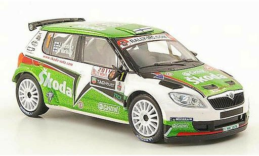 Skoda Fabia S2000 1/43 Abrex No.1 Hanninen/Markkula Rally Monte Carlo 2011 miniature