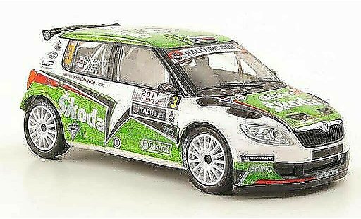 Skoda Fabia S2000 1/43 Abrex No.3 Kopecky/Stary Rally Monte Carlo 2011 miniature