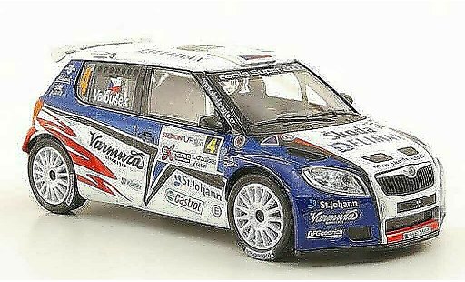 Skoda Fabia S2000 1/43 Abrex No.4 Delimax Valousek/Hruza Rally Valasska 2010 miniature