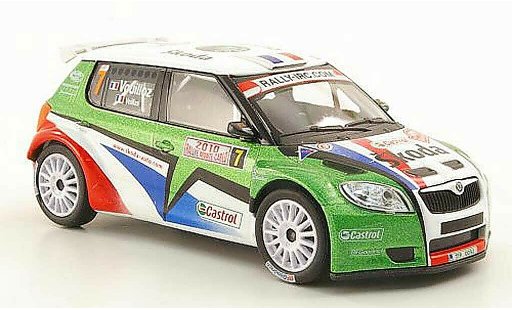 Skoda Fabia S2000 1/43 Abrex No.7 Vouilloz/Veillas Rally Monte Carlo 2010 miniature