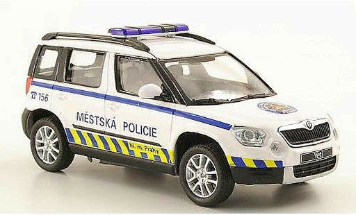 Skoda Yeti Livree Flotte 1/43 Abrex Mestska Policie Praha Police Prag miniature