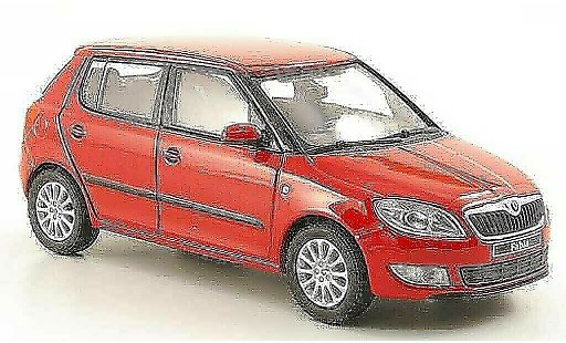 Skoda Fabia Base 1/43 Abrex rouge 2010 miniature