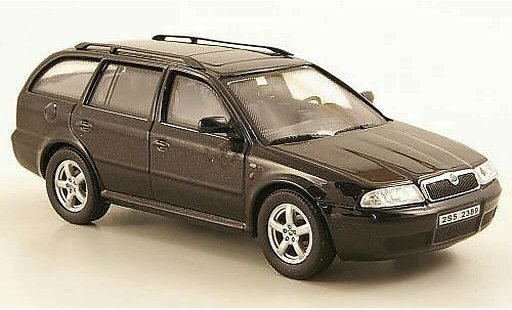 Skoda Octavia Combi 1/43 Abrex Tour noire miniature