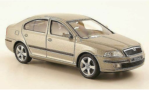 Skoda Octavia Limousine 1/43 Abrex Berline grisebeige miniature