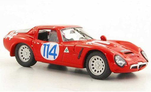 Alfa Romeo Giulia TZ2 1/43 Best No.114 ''Geki'' / Zeccoli Targa Florio 1966 miniature