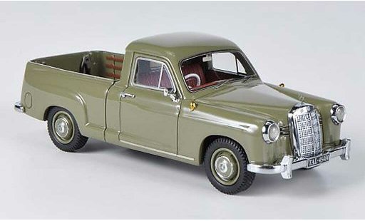 Mercedes 180 Bakkie 1/43 Neo (W120) olive 1956 miniature
