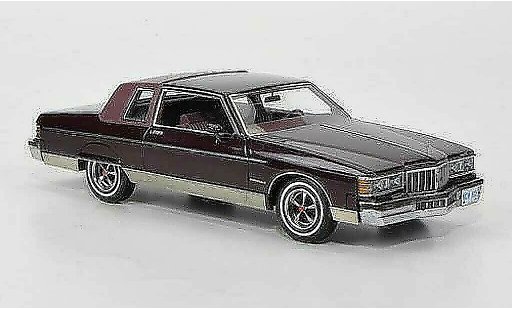 Pontiac Bonneville Brougham 1/43 American Excellence 2-portes Coupe rouge/flieder limit&Atilde;&copy;e edition 1980 miniature