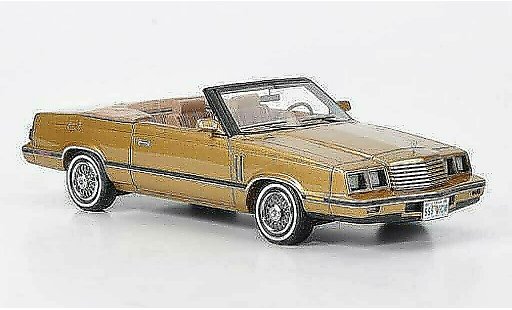 Dodge 600 Cabriolet 1/43 American Excellence gold limit&Atilde;&copy;e edition 1984 miniature