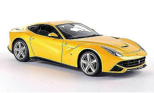 Ferrari F12 Berlinetta 1/18 Hot Wheels Elite 2 jaune (Elite) miniature