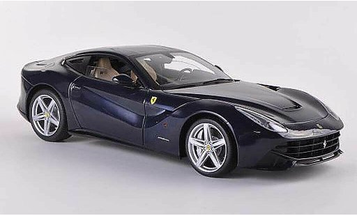 Ferrari F12 Berlinetta 1/18 Hot Wheels Elite 2 bleue (Elite) miniature