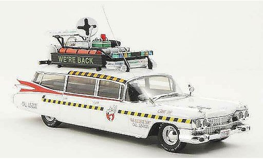 Cadillac Ecto ambulance 1/43 Hot Wheels Elite 1A Ghostbusters II (Elite) miniature