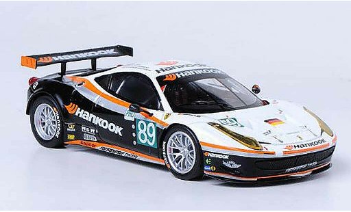 Ferrari 458 Italia GT2 1/43 Hot Wheels Elite No.89 Farnbacher Racing 24h Le Mans (Elite) 2011 miniature