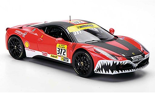 Ferrari 458 Challenge 1/43 Hot Wheels Elite No.372 Kessel Racing 2011 miniature